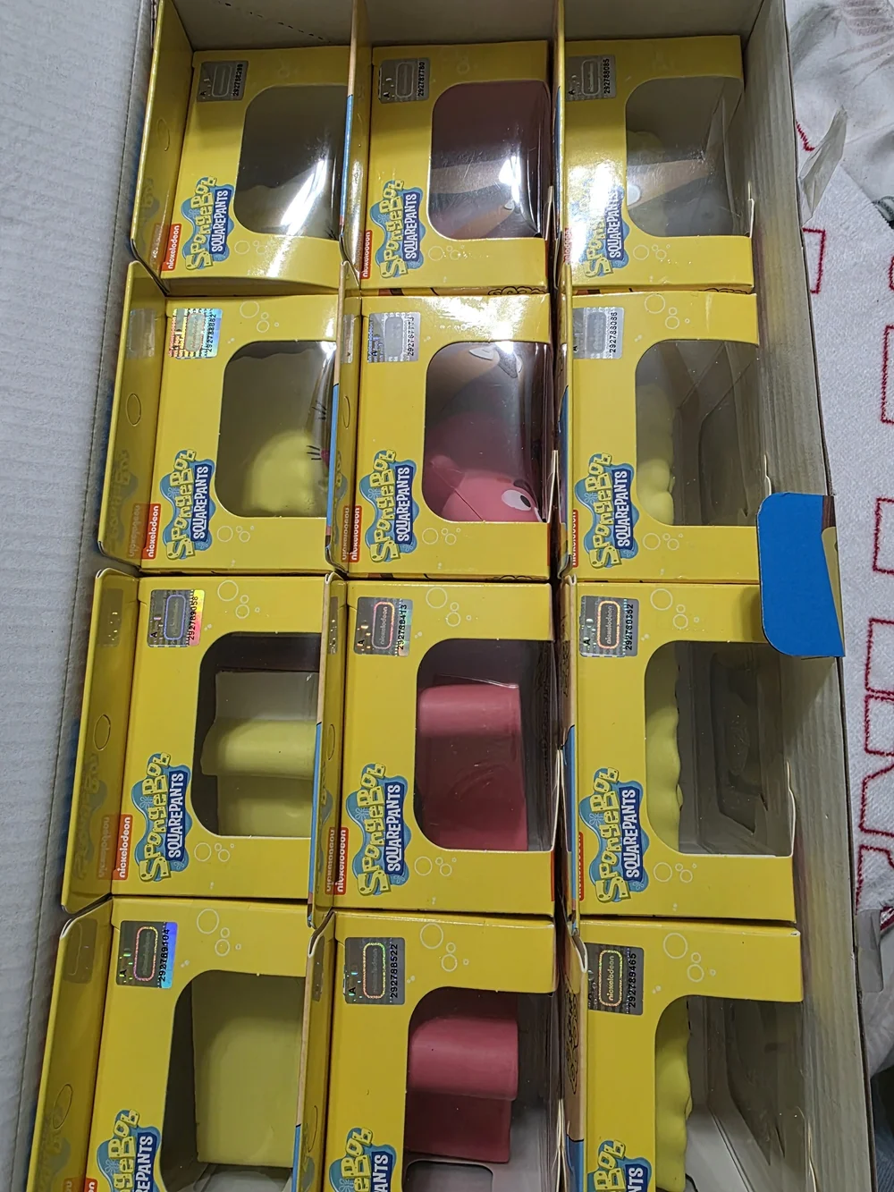 12 Full Set SQUISHYS SpongeBob SquarePants